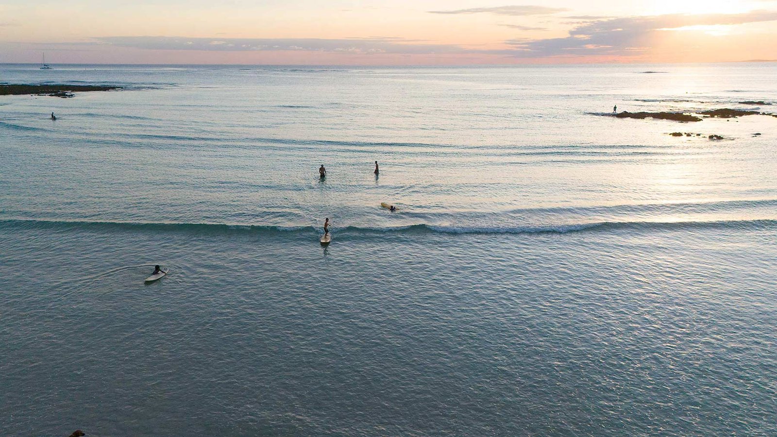 The Sandbank surf spot, Rote