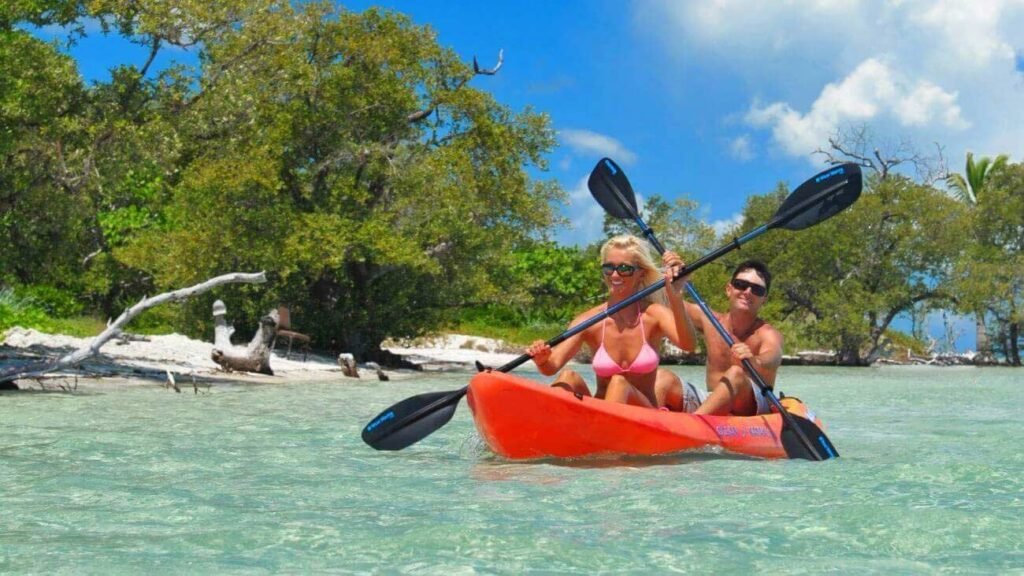 Kayak or paddleboard the bay